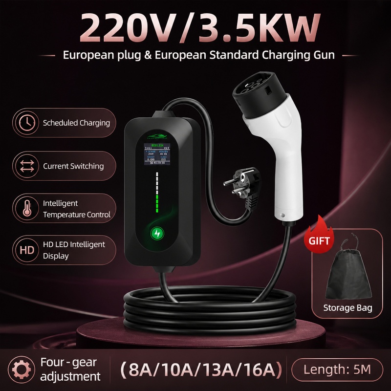 Ev Charging Cable - ROMADA 3.5kW 전기차 충전기, Type2 휴대용