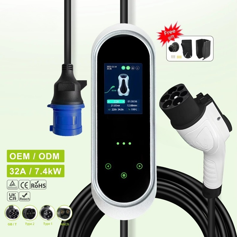휴대용 EV 충전기 GB/T 고품질 전기차 충전소 32 - Portable Ev Charger 리뷰 및 가격