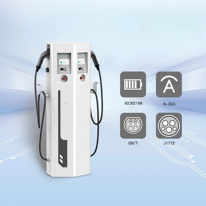 IP65 OCPP CE 인증 플로어형 충전소 64A 2 - Type 2 Charger 리뷰 및 가격